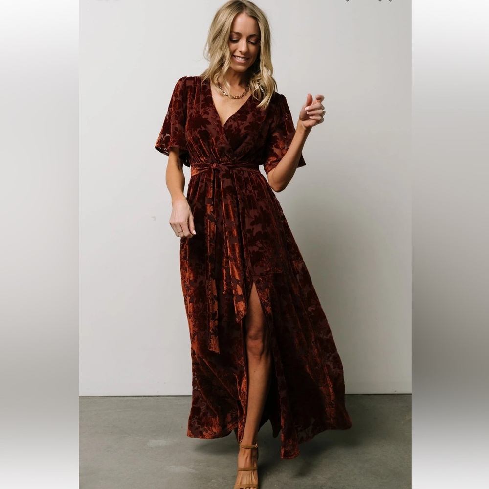 Baltic Born Uma Velvet Maxi Dress
